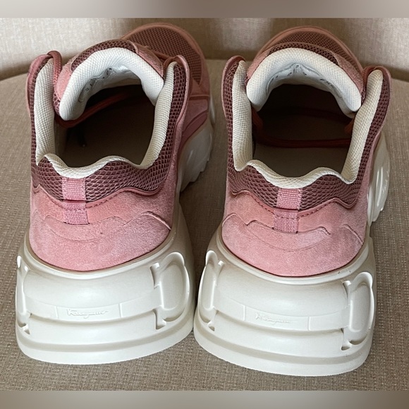 New Salvatore Ferragamo Chunky Skylar Sneakers - Picture 9 of 16